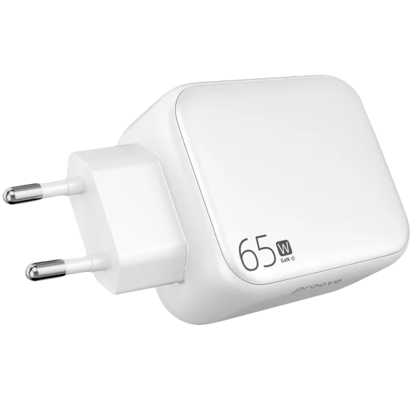 Karikues muri Proove Fixtape me kabllo të integruar Type-C, 65W, i bardhë