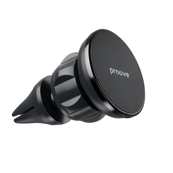 Mbajtëse magnetike për telefon Proove Basic, për ventilim makine, e zezë
