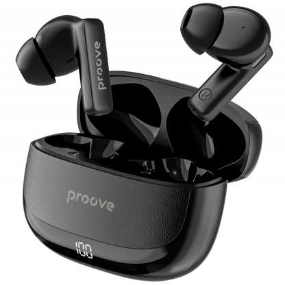 Dëgjuse wireless Proove Dreamer TWS me ANC dhe aplikacion dedikuar (APP), të zeza