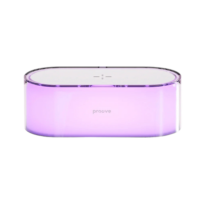 Llampë nate dhe karikues wireless Proove Multicolor Glow – 15W me ndriçim LED RGB dhe kontroll me prekje