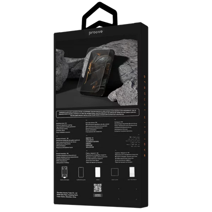 Xham mbrojtës Proove Achilles Installation Box për iPhone 15 Pro Max, 9H