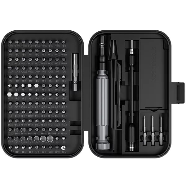 Set veglash Proove Fixer, 150 në 1, CRV, i zi