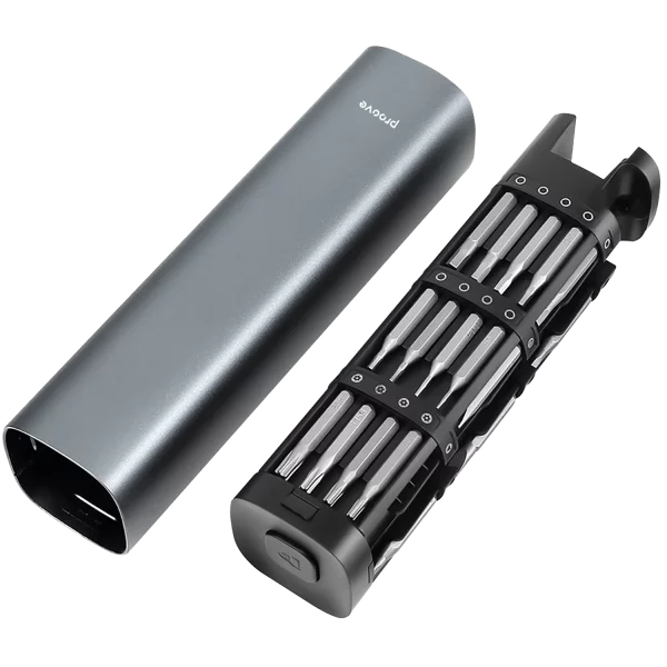 Set veglash Proove Fixer, 46 në 1, S2 steel, gri