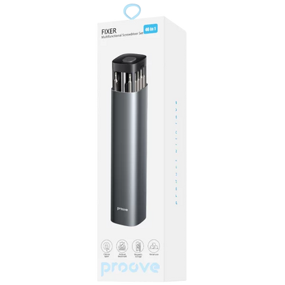 Set veglash Proove Fixer, 46 në 1, S2 steel, gri