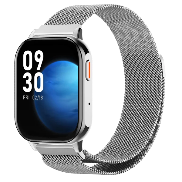 Orë inteligjente Proove Elysium, 2.04" AMOLED, ngjyra silver glossy