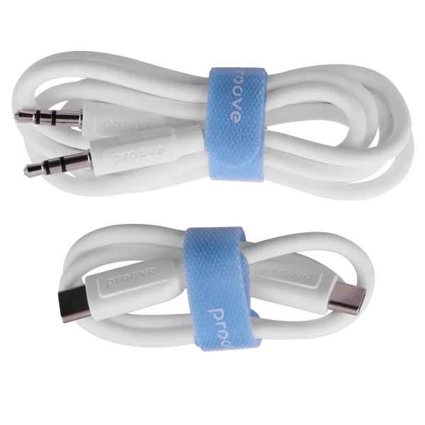 Kufje wireless Proove Tender 2 me aplikacion inteligjent (APP) dhe zë Hi-Fi premium, të bardha