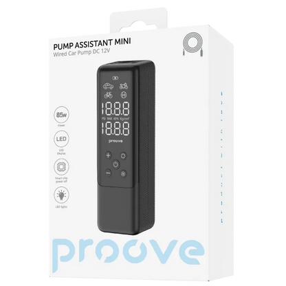 Kompresor gomash për makinë Proove Pump Assistant Mini, 85W, 3.5 bar, i zi