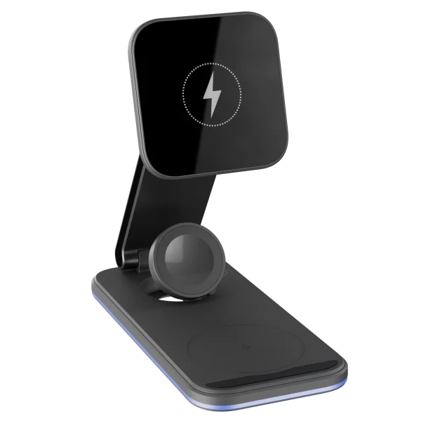 Karikues wireless 3 në 1 Proove Energy Fold, 15W, i zi