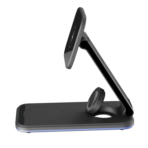 Karikues wireless 3 në 1 Proove Energy Fold, 15W, i zi