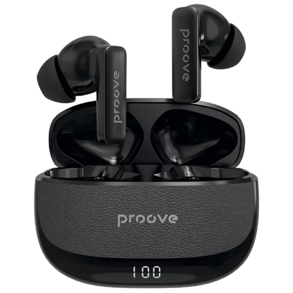 Dëgjuse wireless Proove Dreamer TWS me ANC dhe aplikacion dedikuar (APP), të zeza
