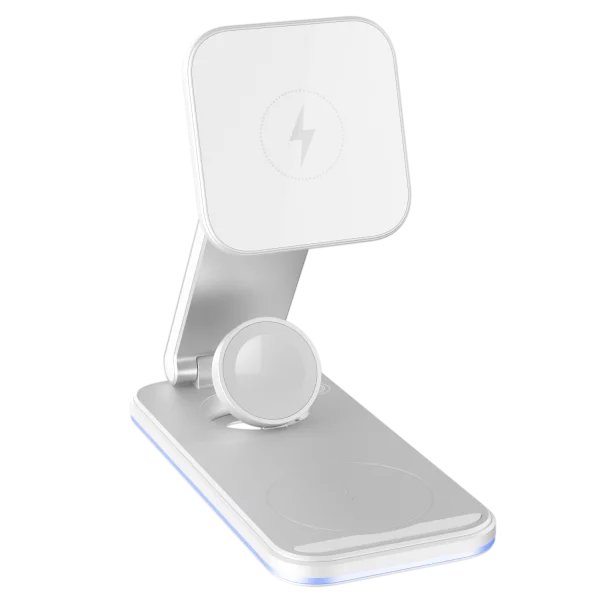 Karikues wireless 3 në 1 Proove Energy Fold, 15W, i bardhë