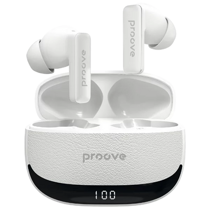Dëgjuse wireless Proove Dreamer TWS me ANC dhe aplikacion dedikuar (APP), të bardha
