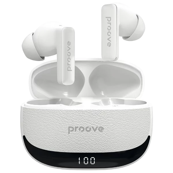 Dëgjuse wireless Proove Dreamer TWS me ANC dhe aplikacion dedikuar (APP), të bardha