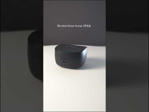 Dëgjuse wireless Proove Charm TWS, touch-control, me aplikacion, të zeza