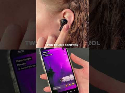 Dëgjuse wireless Proove Intro Pro, IPX4, me aplikacion, të zeza